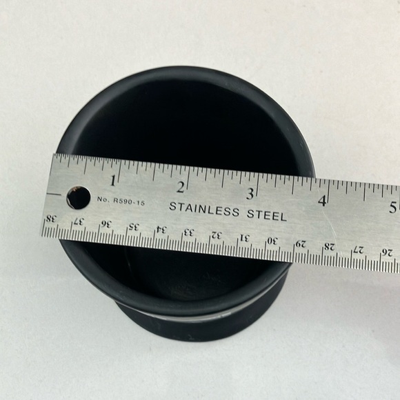 Anthropologie Monogrammed letter E Black Matte Mug / coffee beverage cup - Picture 11 of 12